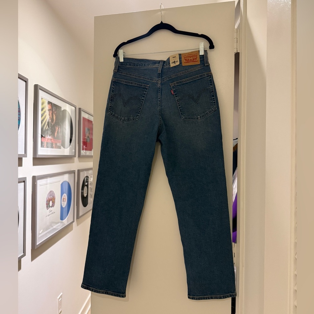NWT Levi's Women's Blue Jeans Wedgie Straight 30 X 28 - Picture 2 of 6